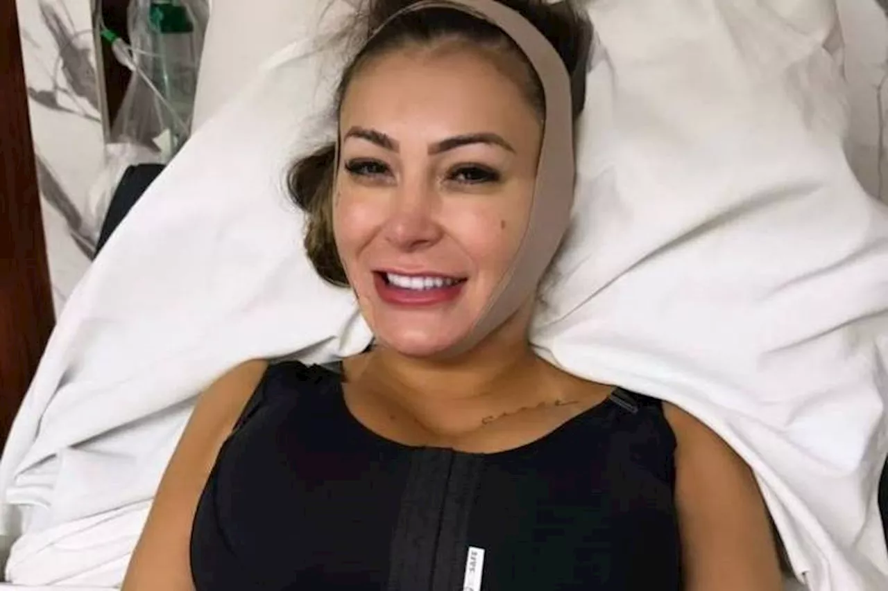 Andressa Urach realiza cirurgia para afinar a cintura