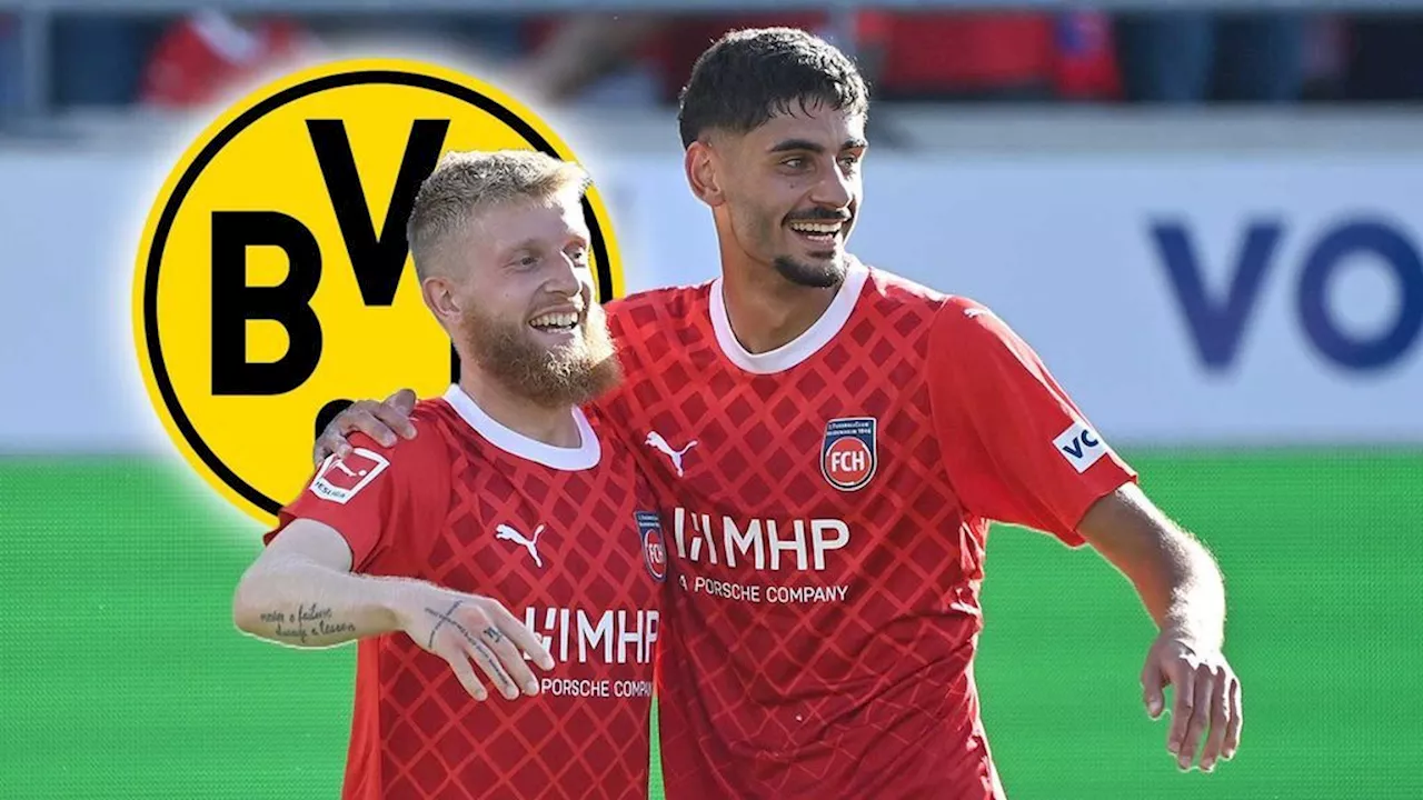 Transfers und Gerüchte zu Borussia Dortmund: BVB an Heidenheim-Shootingstar interessiert?