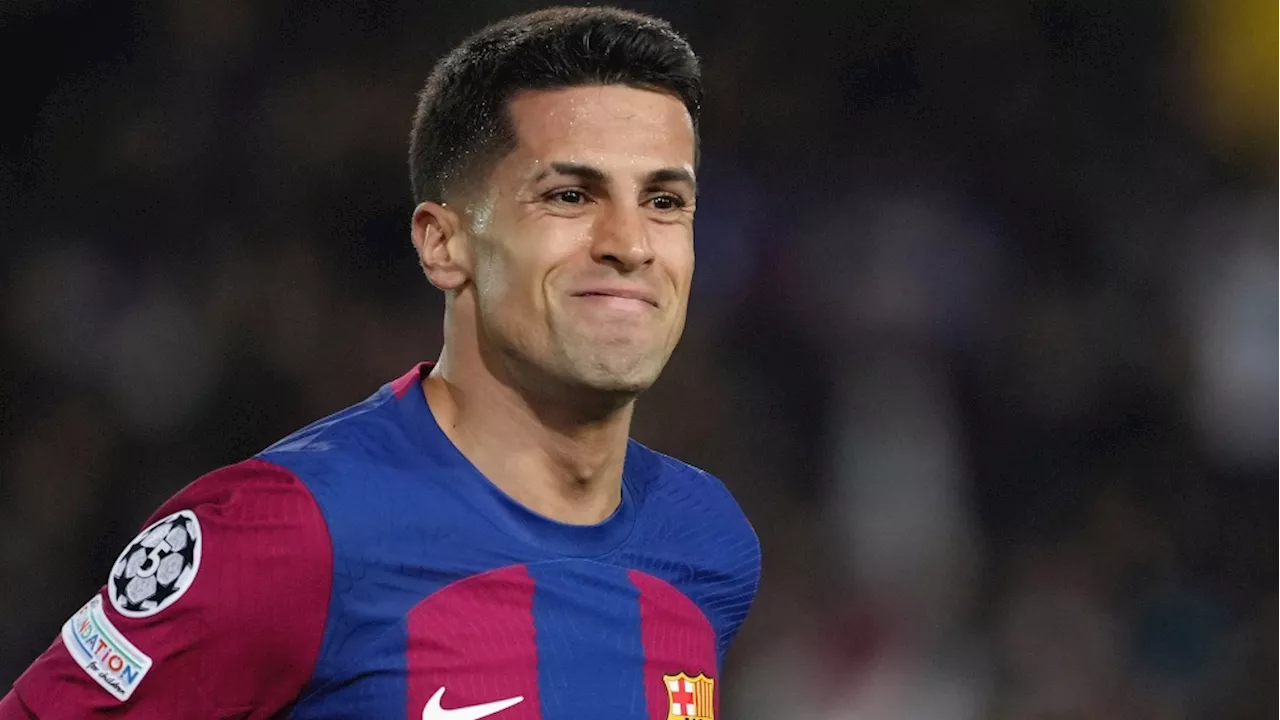 Joao Cancelo, baja de último momento del Barcelona para el partido vs Atlético de Madrid