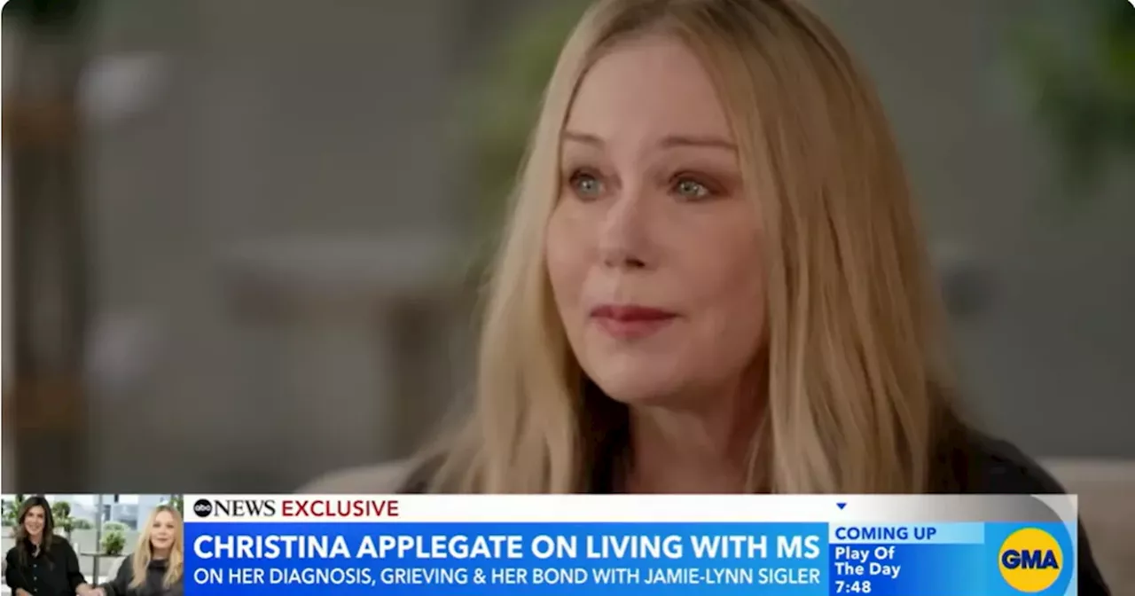 Christina Applegate's small MS symptom she experienced 7 years before diagnosis