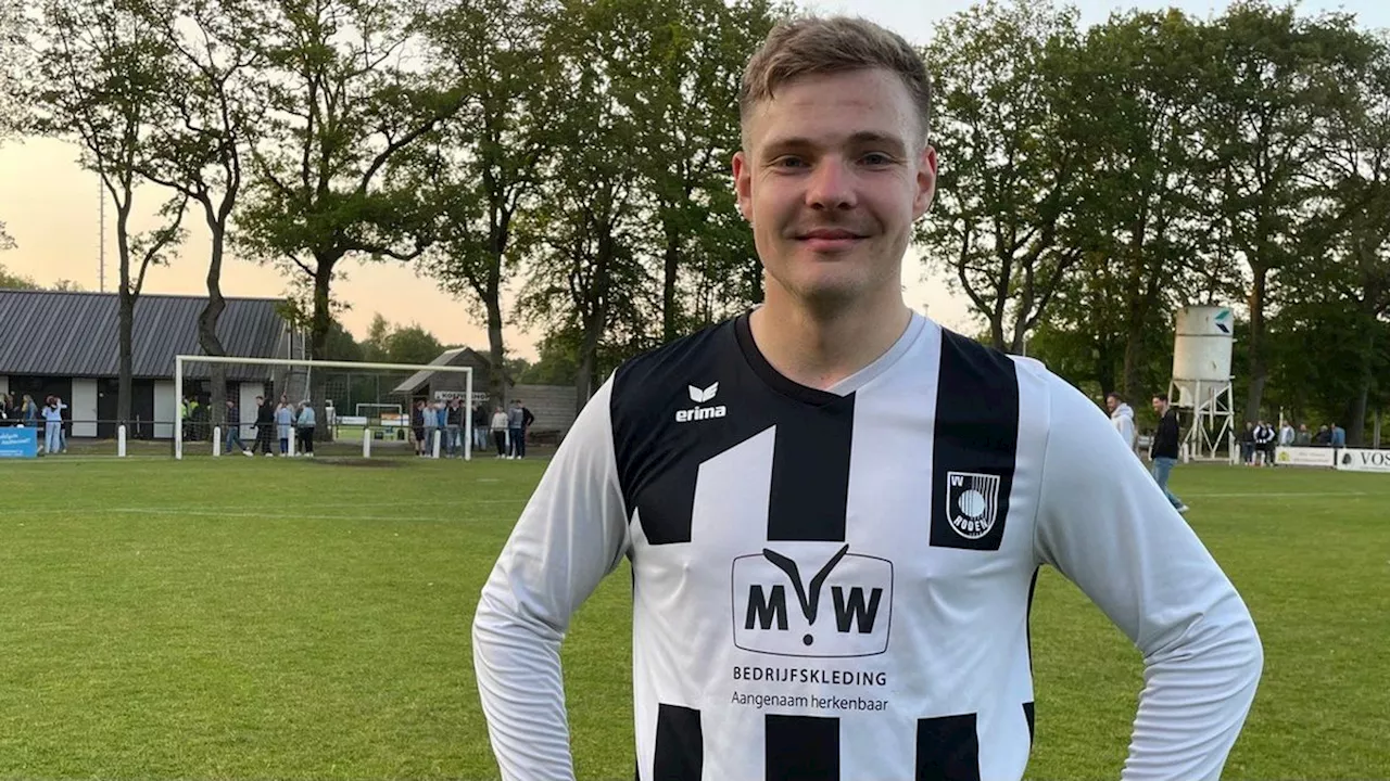 Drie goals Van der Tuin en nederlaag Rolder Boys bezorgen koploper Roden heerlijk weekend