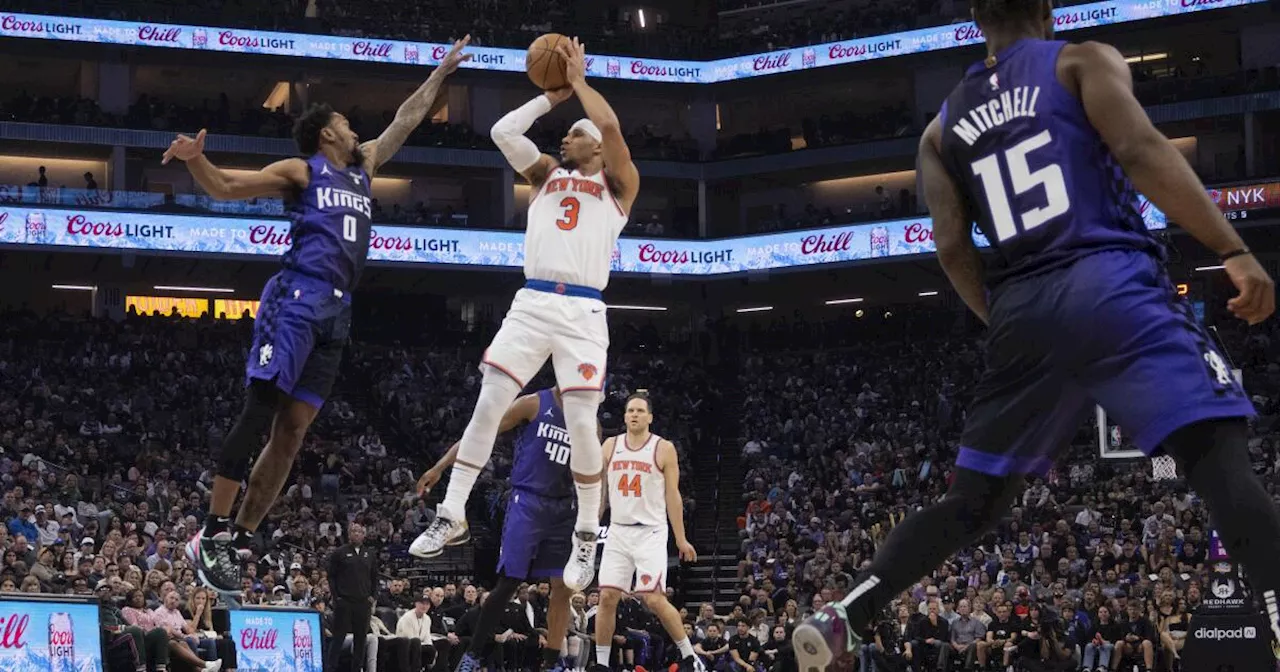 Brunson supera otra vez los 40 puntos y los Knicks vencen 98-91 a Kings