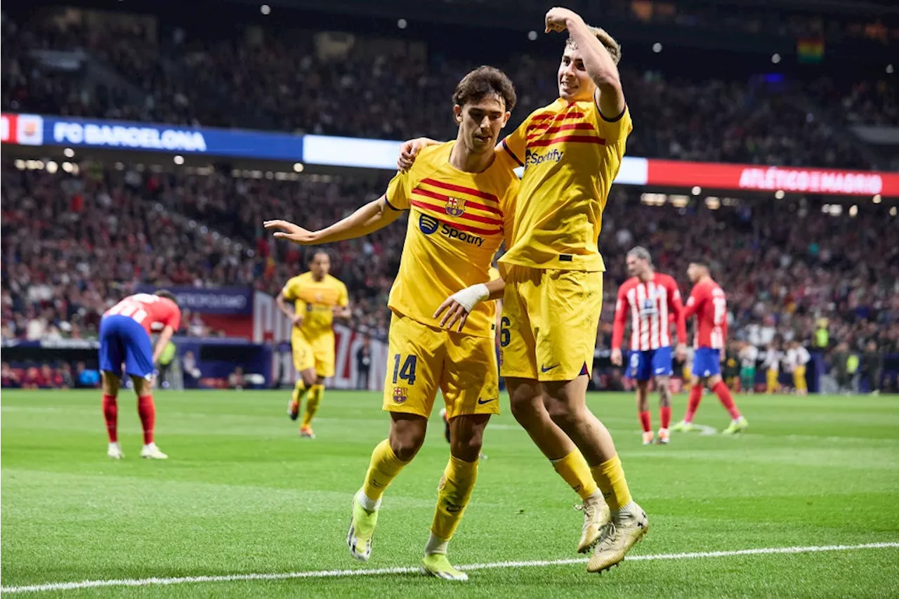 Felix Haunts Atletico As Barca Climb To Second Spot