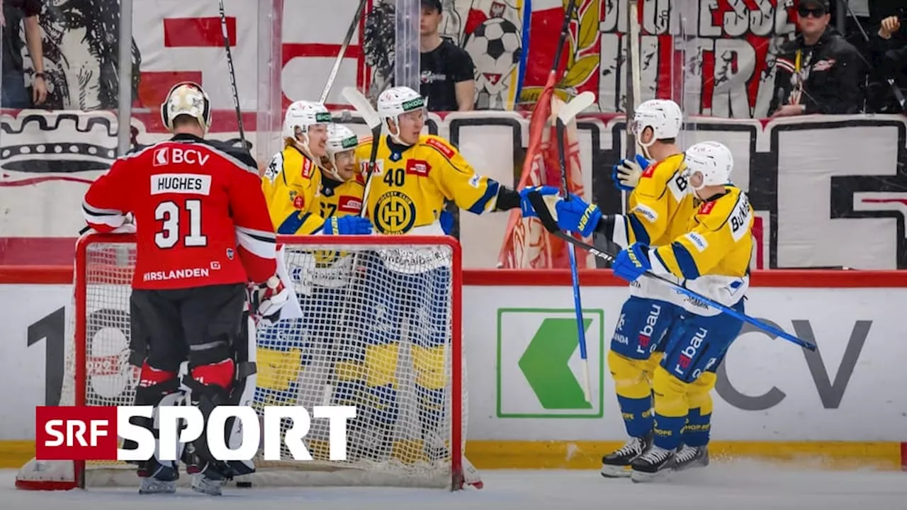 Viertelfinal gegen Lausanne - Dominik Egli schiesst Davos in der 2. Overtime zum Sieg