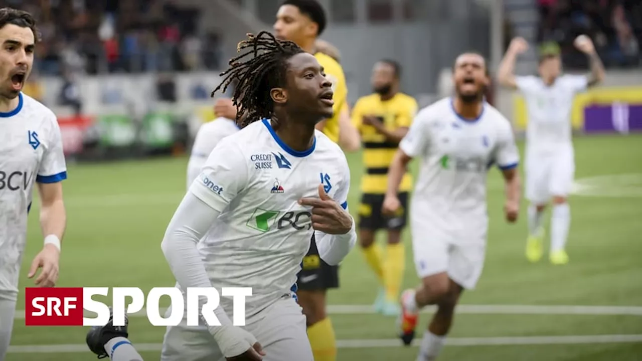 Super League: 0:2 bei Lausanne - Bei YB ist der Schwung schon wieder abgeebbt