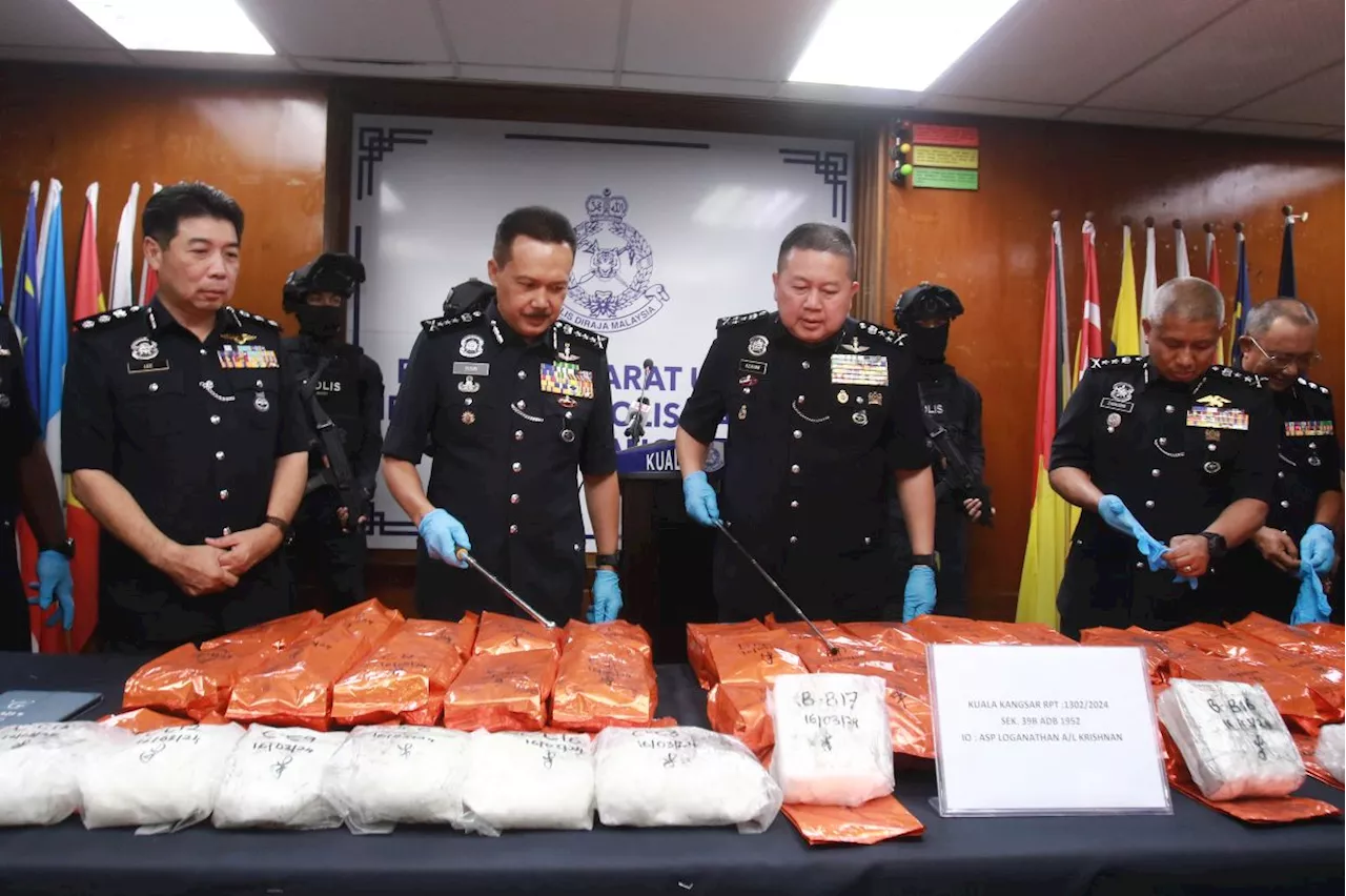 Cops seize drugs worth RM2.57mil in Kuala Kangsar