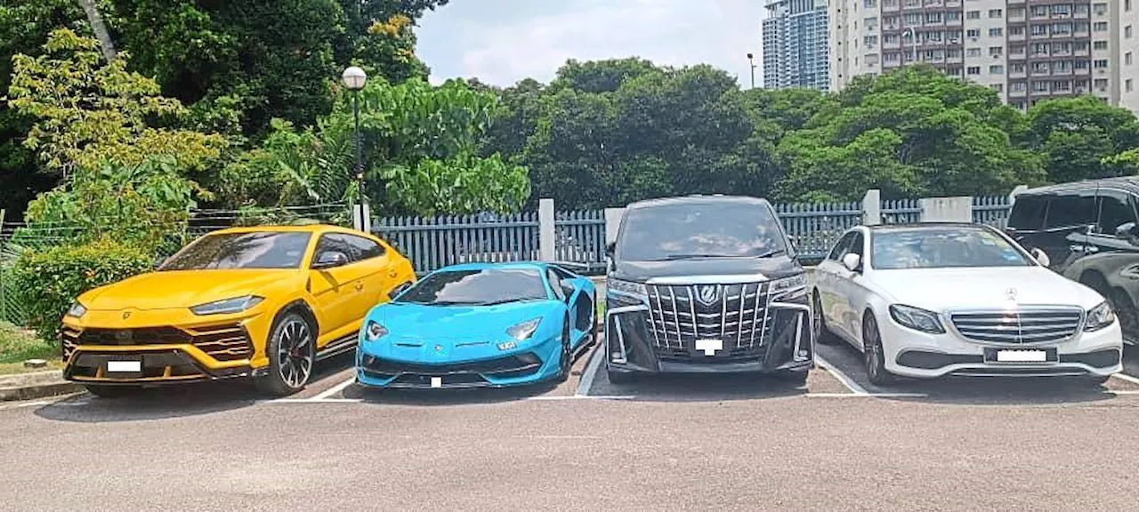 Lambos among cars seized