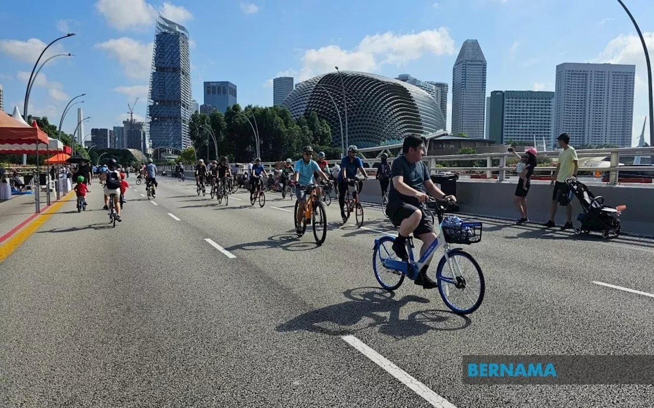 Singapore: Public enjoy the streets as car-free Sunday returns after four-year hiatus