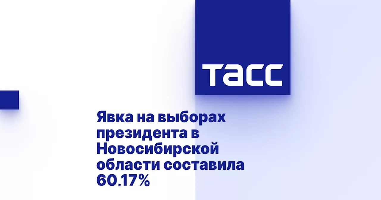 Явка на выборах президента в Новосибирской области составила 60,17%