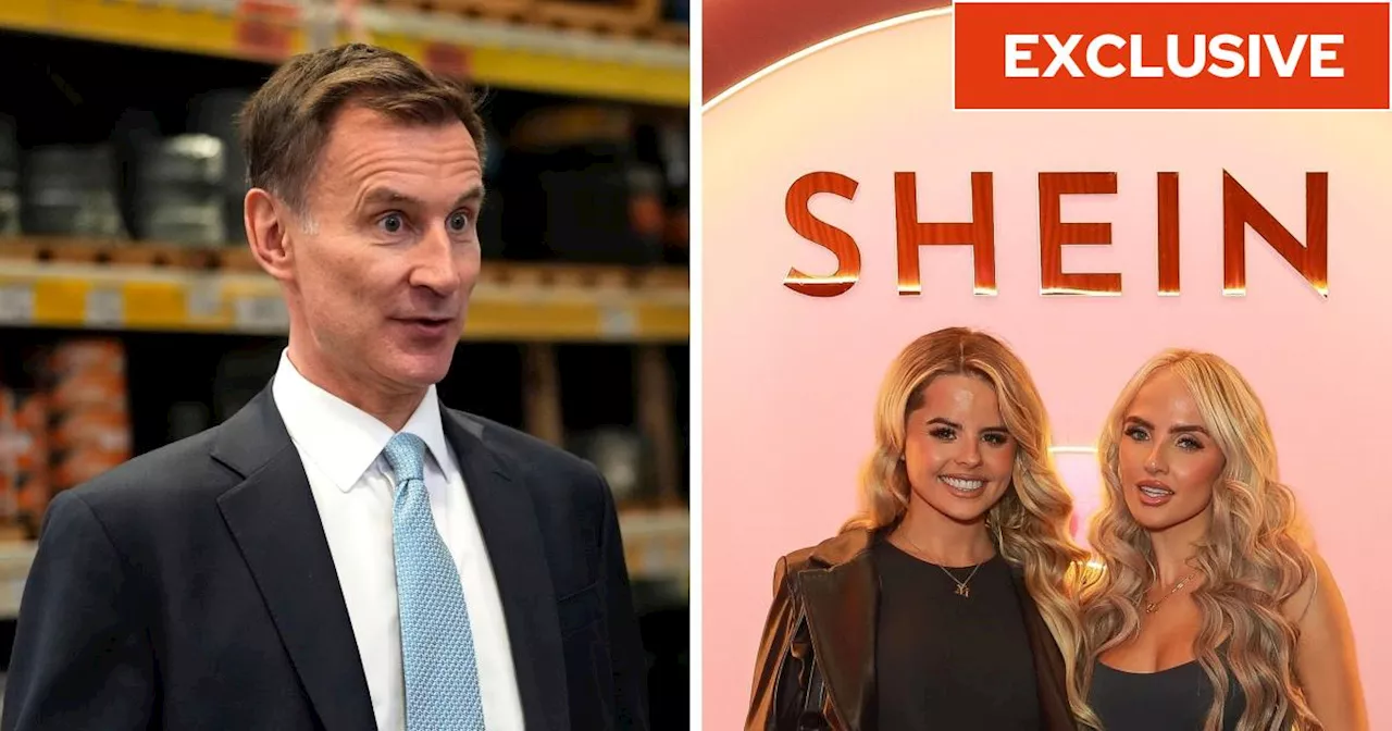 Shein ‘forced labour’ claims put pressure on Hunt to shun firm’s London move