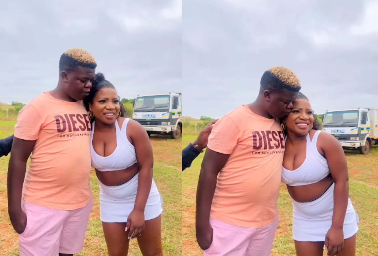 WATCH: Skomota’s affectionate kiss to Makhadzi trends