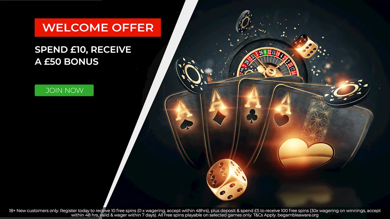 Deposit and spend £10 at Sun Vegas to claim your £50 beginners’ bonus...