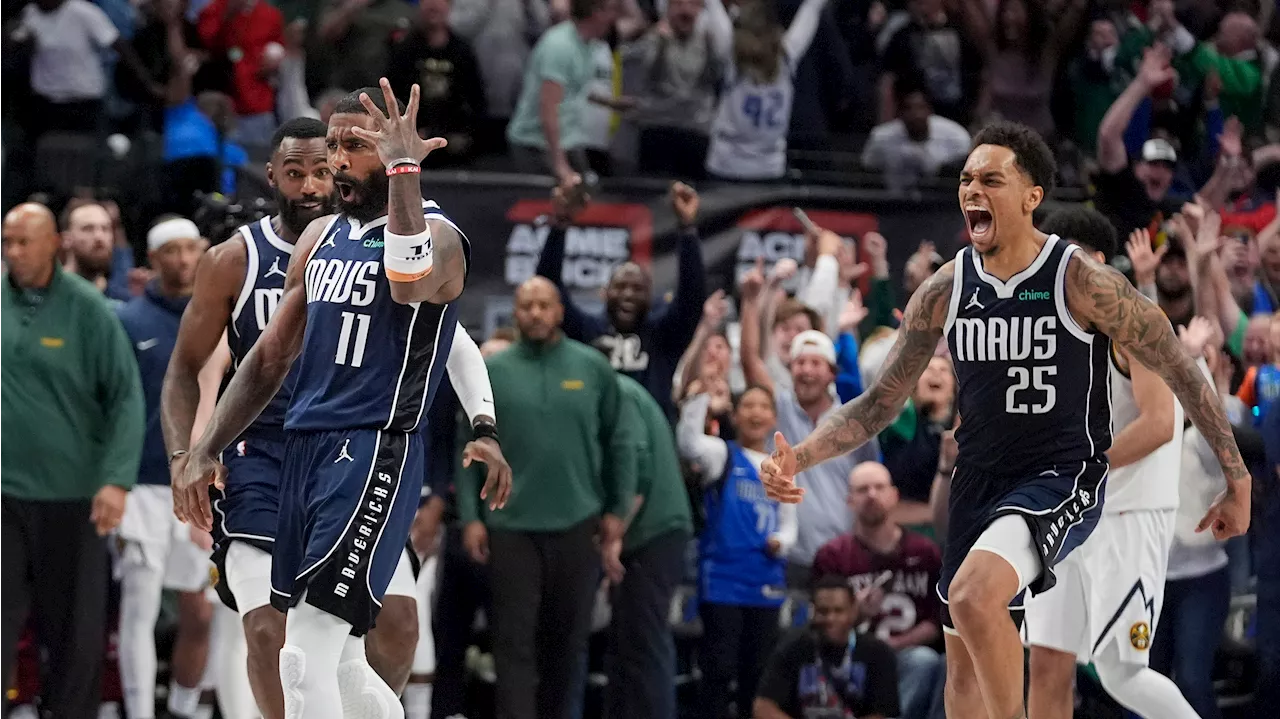 Irving's running left-handed buzzer-beater lifts Mavs over Nuggets