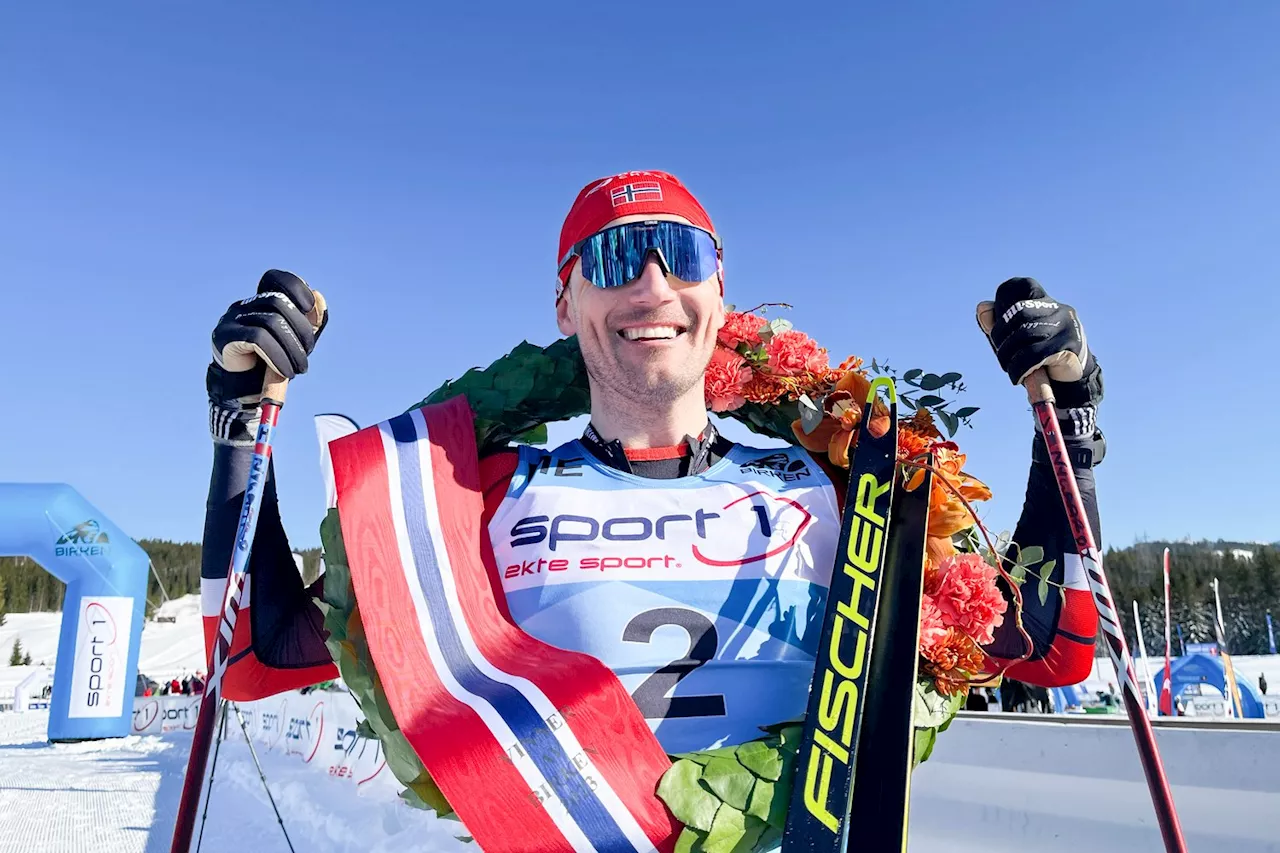 Andreas Nygaard vant Birkebeinerrennet for tredje år på rad