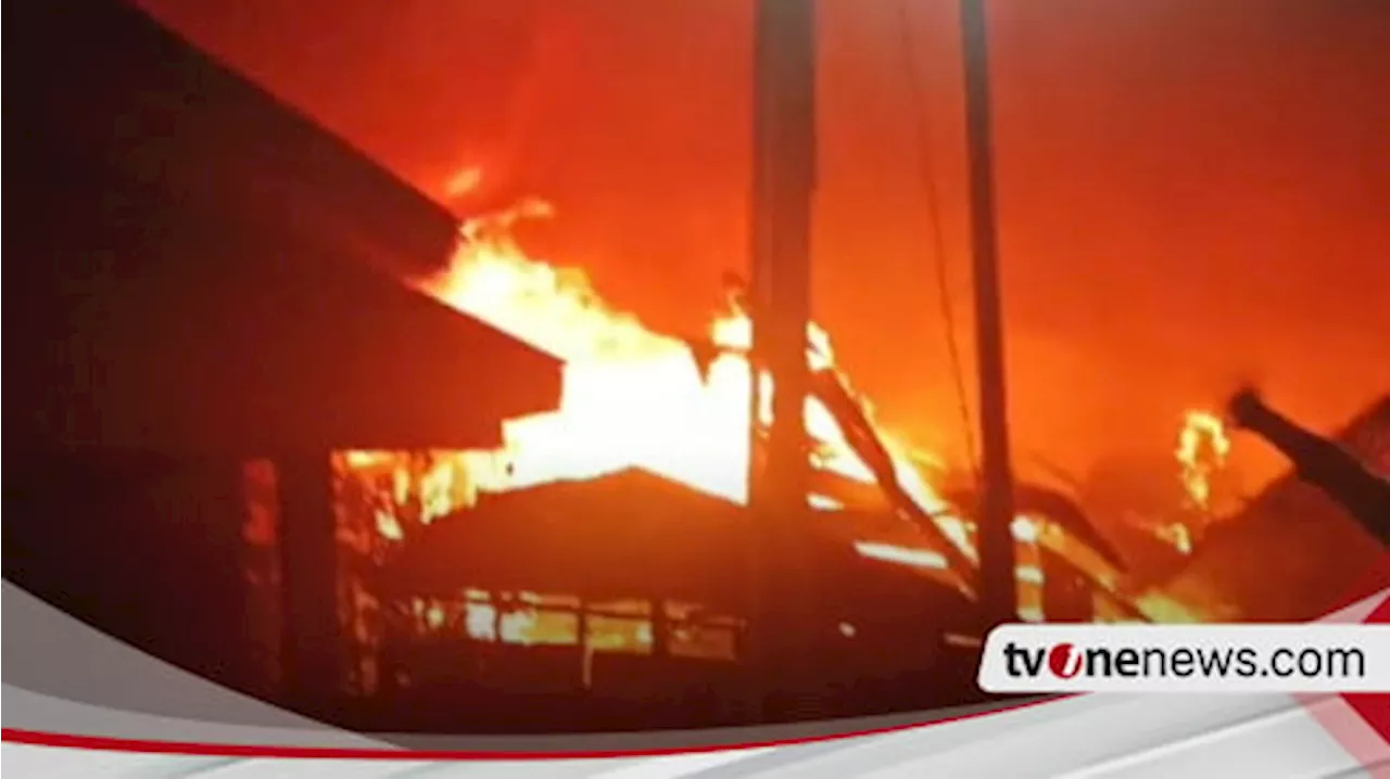 Satu Rumah di Makassar Ludes Terbakar Diduga Dibakar Anak Pemilik Rumah