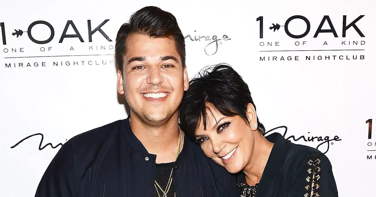 Kris Jenner Celebrates Rob Kardashian’s Birthday With Throwback Pics