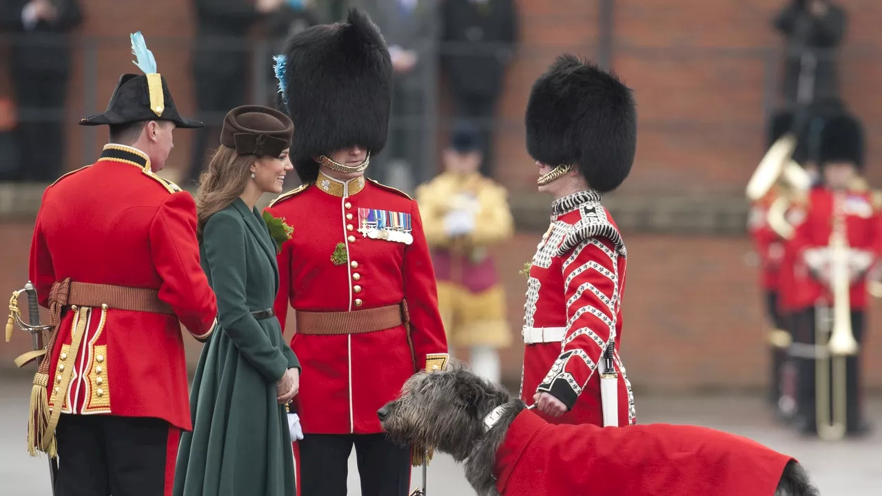 Kate Middleton, the Honorary Colonel of the Irish Guards, to Miss St. Patrick's Day Parade