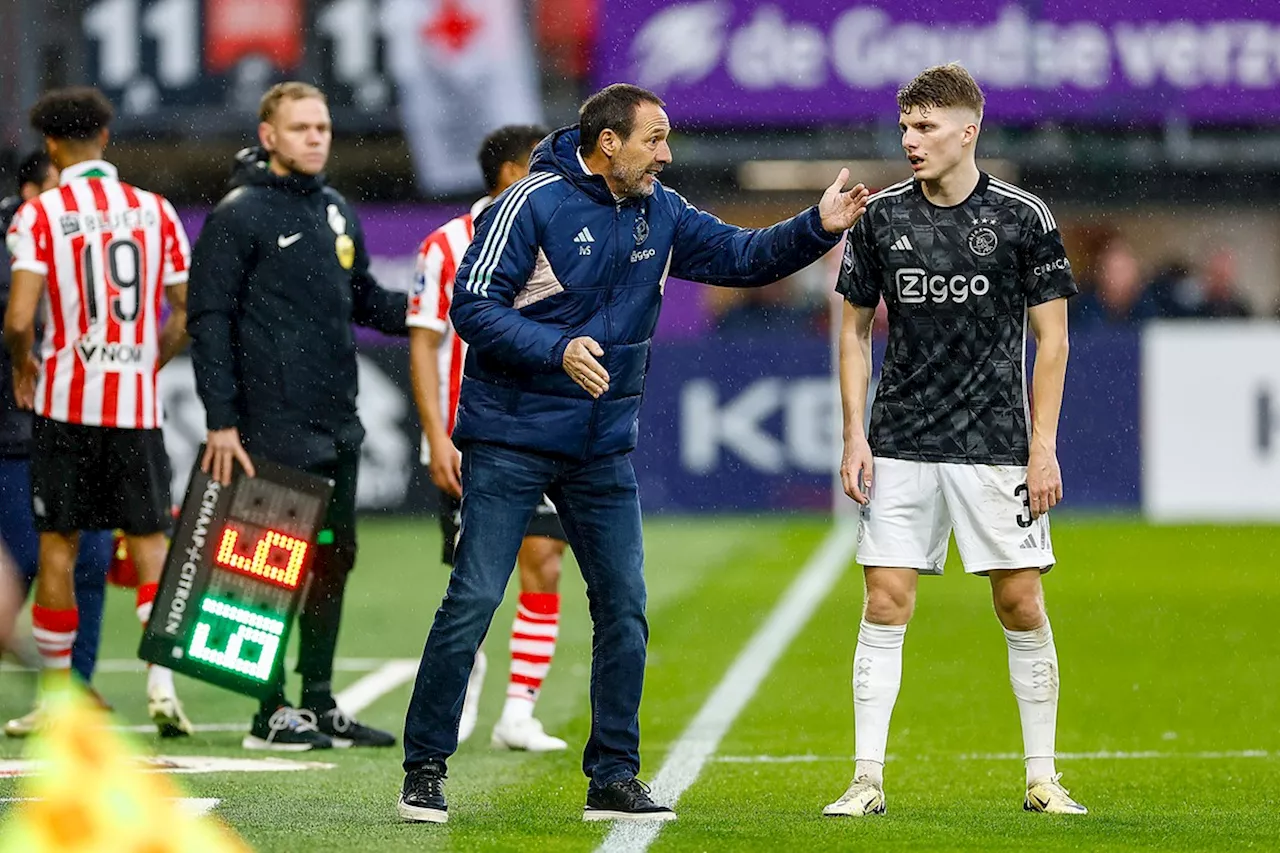 Positieve Van 't Schip complimenteert Ajax voor comeback tegen Sparta