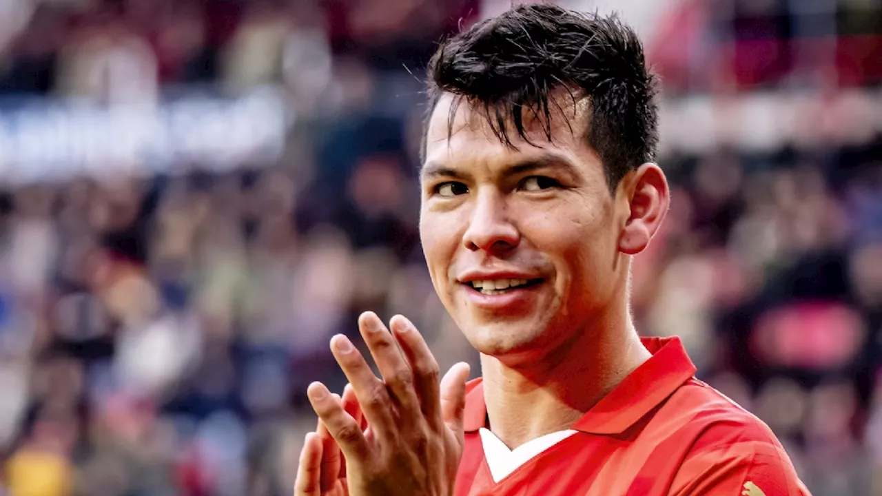 Hirving Lozano keert terug in de basis bij PSV voor duel met FC Twente