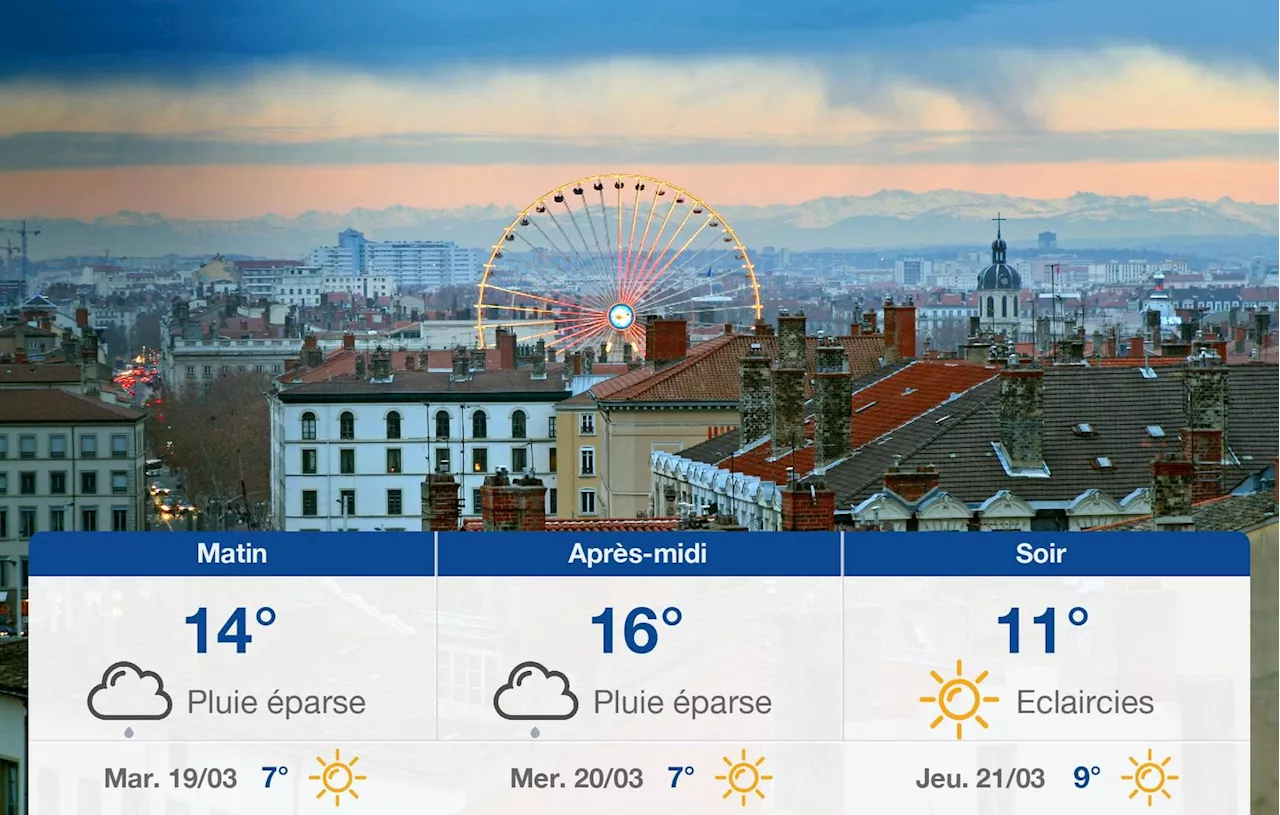 Météo Lyon: prévisions du lundi 18 mars 2024