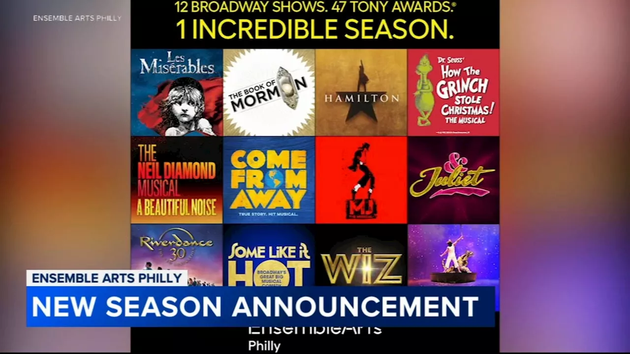 Ensemble Arts Philly bringing blockbuster Broadway lineup to Broad Street next season