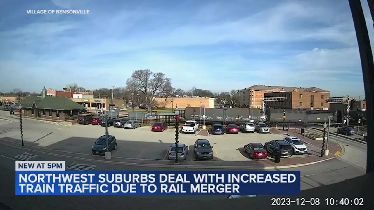 Northwest suburban residents say railroad merger has been major headache with long railroad crossing