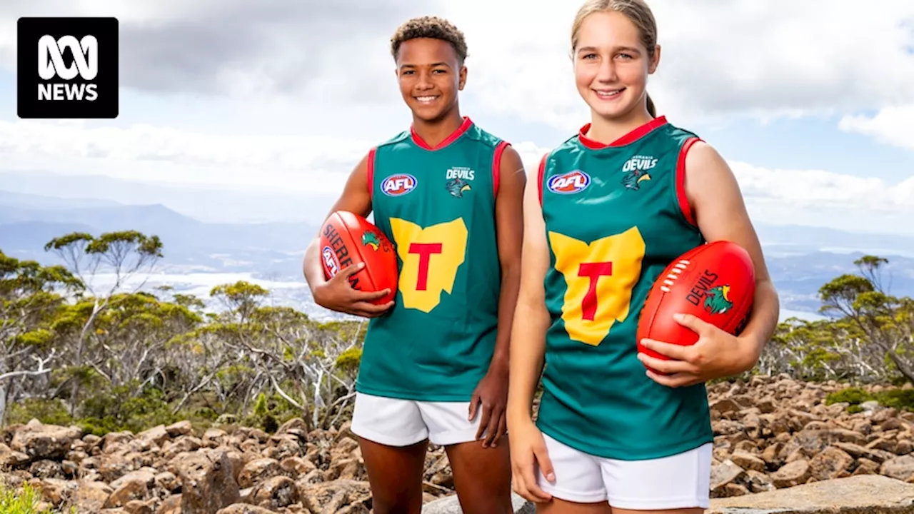 Tasmania Devils AFL club launched with name, colours, logo and guernsey concept revealed