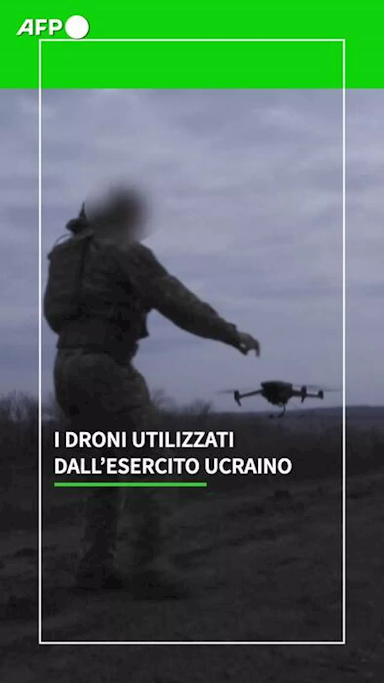 I droni utilizzati dall'esercito ucraino