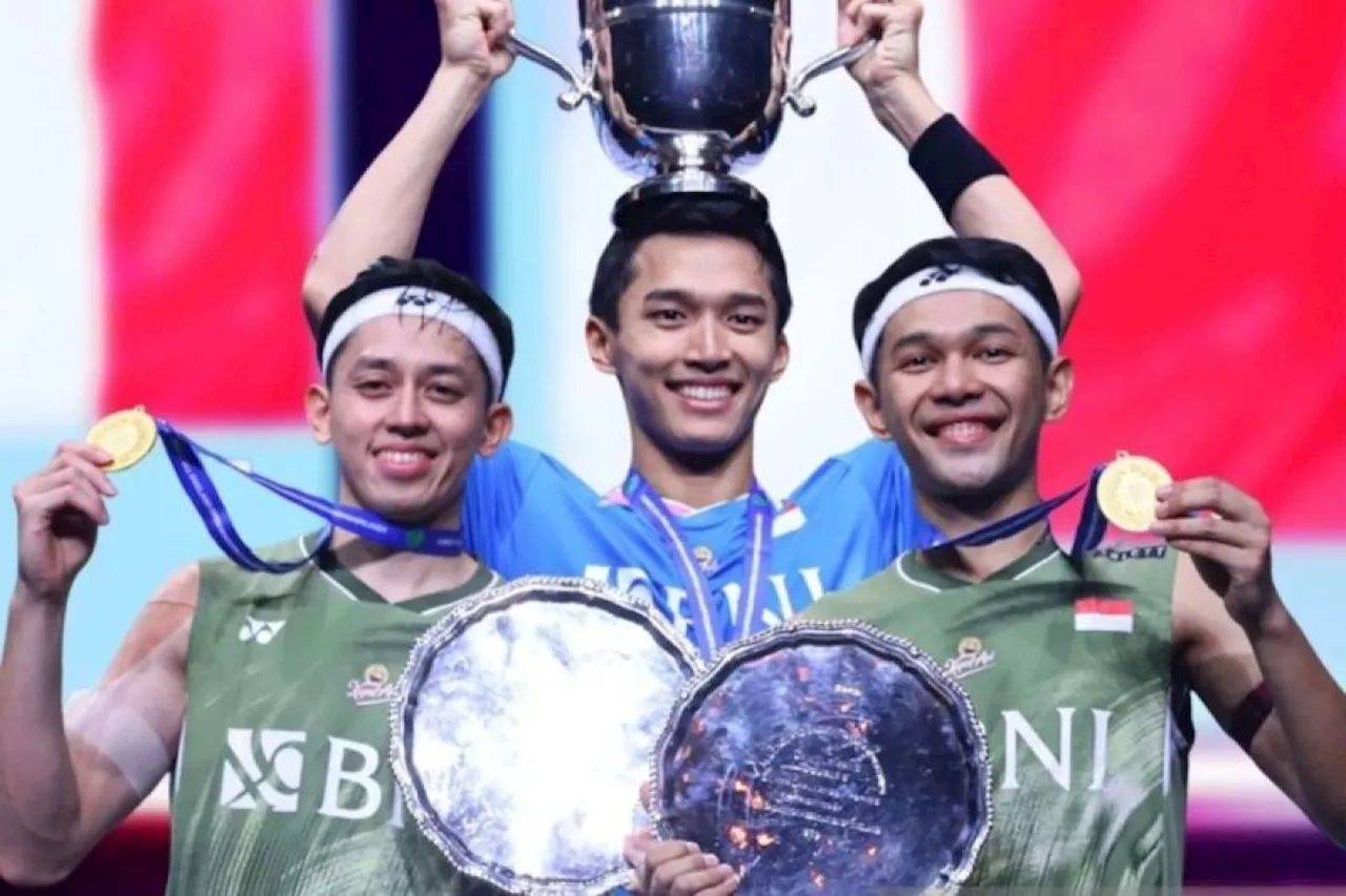 Presiden Jokowi ucapkan selamat para juara All England 2024