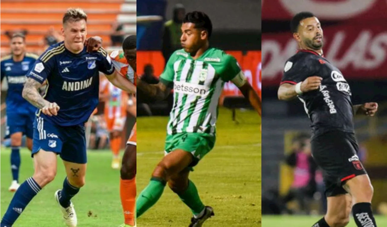 Las cuentas de Nacional, América y Millonarios para clasificar a los 8