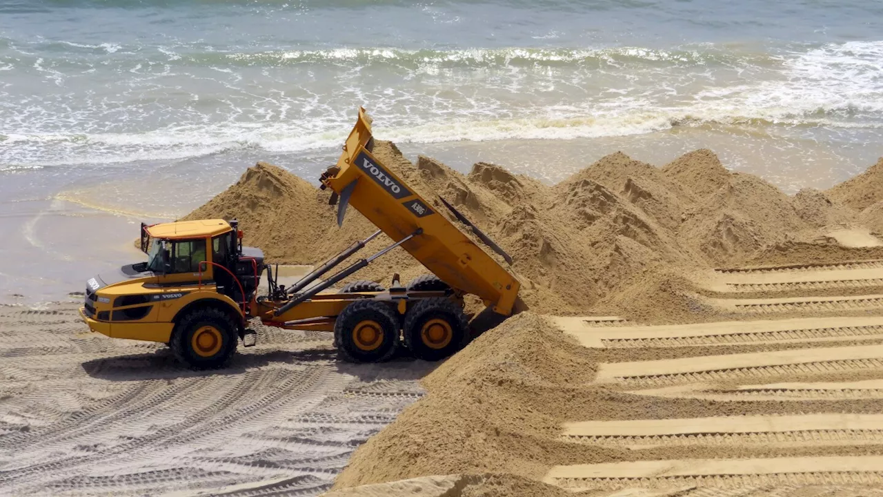 Too much Atlantic in Atlantic City: Beach erosion has casinos desperately seeking sand by summer