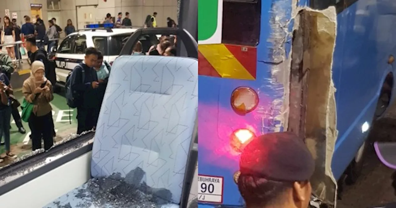 'Some passengers were bleeding': Private bus crashes into SBS Transit bus at JB checkpoint