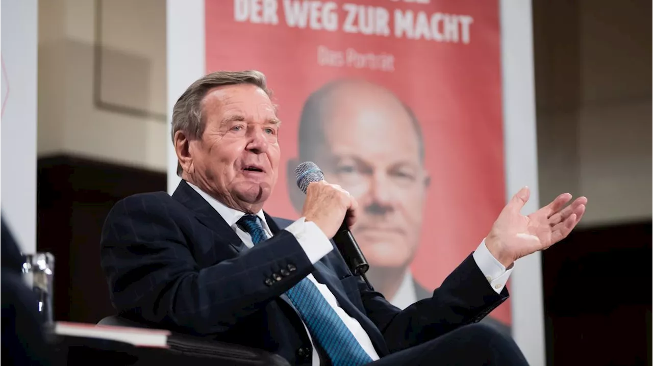 Gerhard Schröder unterstützt 'Friedenskanzler' Scholz in der Taurus-Debatte