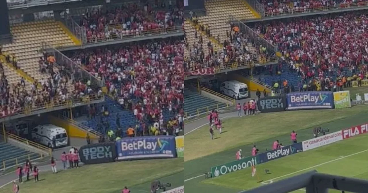 Sancionan hinchas que generaron desmanes en el estadio El Campín de Bogotá