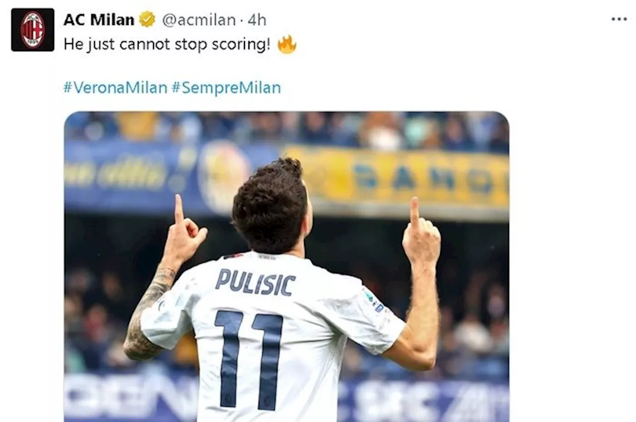 Cetak Gol Nomor 5.000, Musim Debut Christian Pulisic di AC Milan Mirip-mirip Kaka