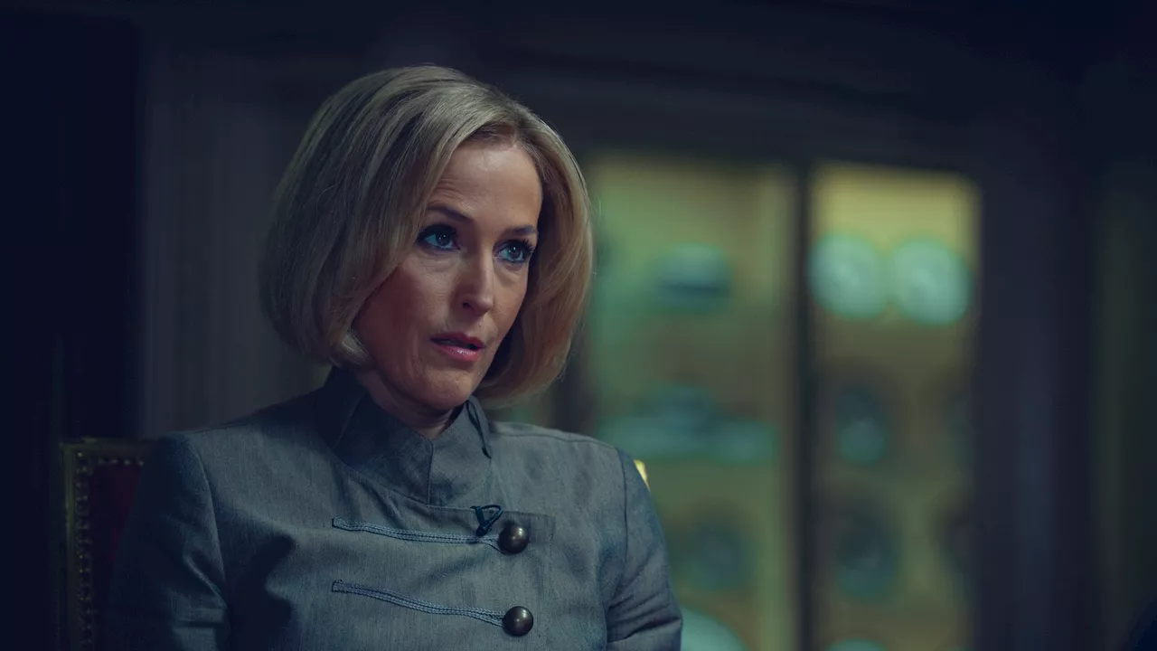 Gillian Anderson Transforms Into Emily Maitlis In The First Trailer For The New Netflix Film About Prince Andrew’s ‘Newsnight’ Interview