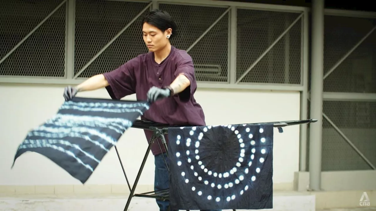 ‘I feel naked without my blue hands’: Felix Nai, indigo dye craftsman in Singapore