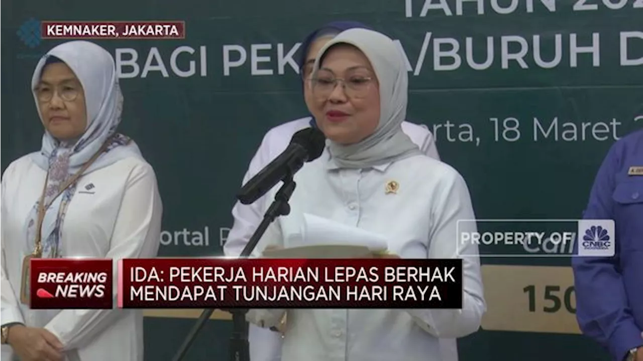 Menaker Ida Keluarkan Aturan THR 2024, Perintahkan 4 Hal Ini