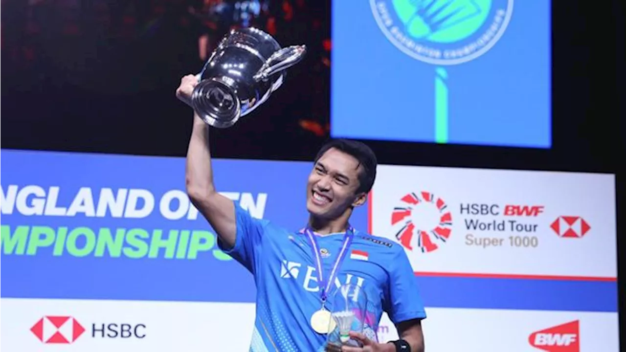 5 Rekor yang Dipecahkan Jonatan Christie Usai Juara All England 2024