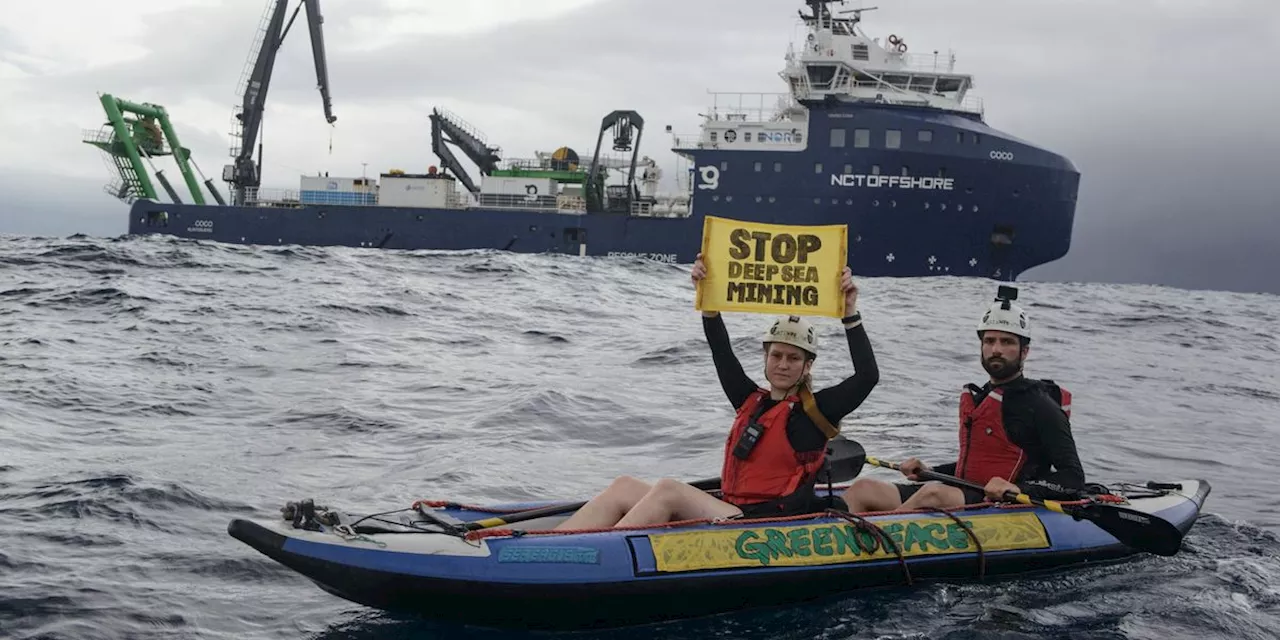 Greenpeace Says Ban Deep-Sea Mining, Not Our Right to Protest Against It