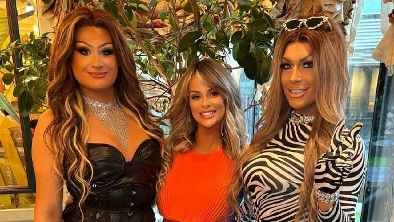 Inside Rhian Sudgen's glamorous drag queen themed afternoon tea baby shower as she prepares to...