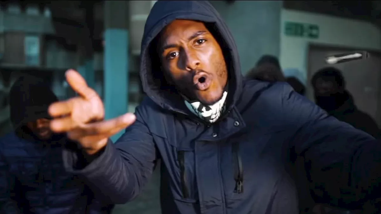 Notorious drill rapper who smashed brick through police car in 2011 London riots before stabbing man...