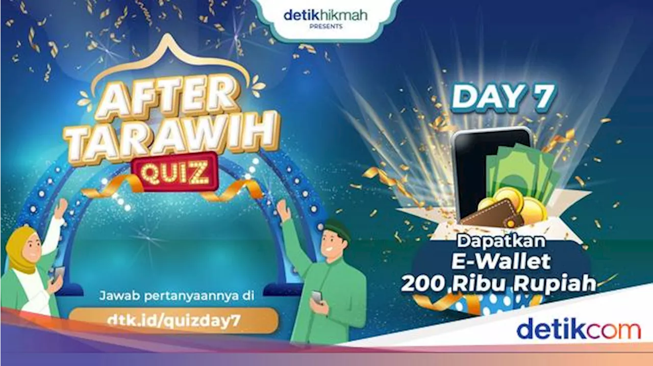 Selamat! Ini Pemenang After Tarawih Quiz Hari Ketujuh Ramadan