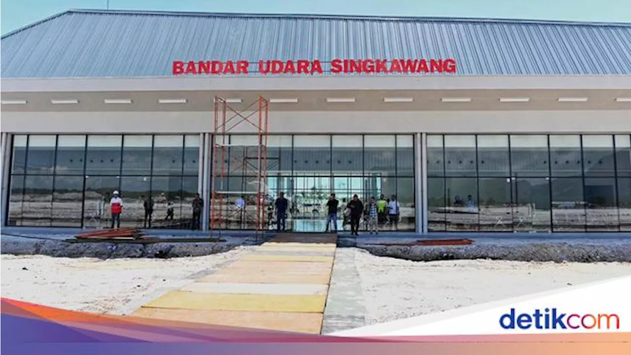 Ini Bandara Singkawang yang Bakal Diresmikan Jokowi Minggu Depan