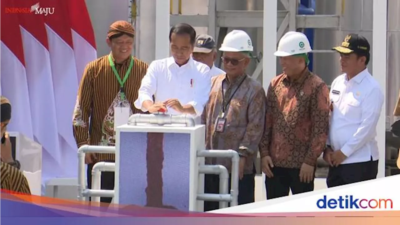 Jokowi Resmikan Pabrik Minyak Makan Merah Pertama di RI