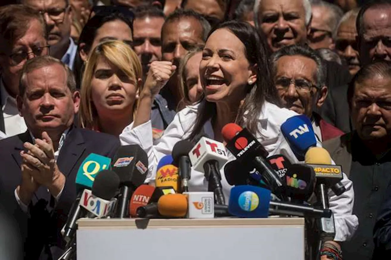 “La gente está con nosotros”: María Corina Machado criticó al régimen de Maduro