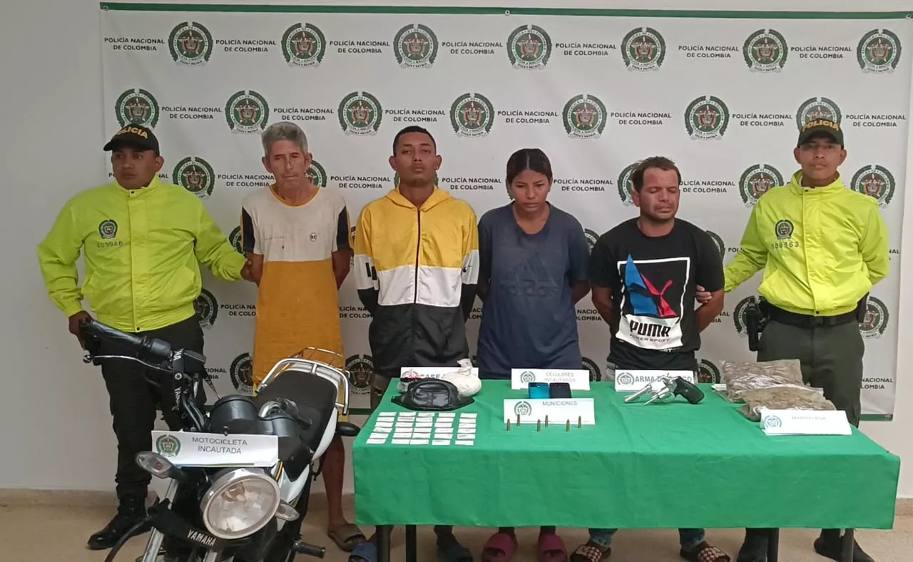 Policía del Atlántico capturó a cuatro presuntos integrantes de ‘Los Pepes’