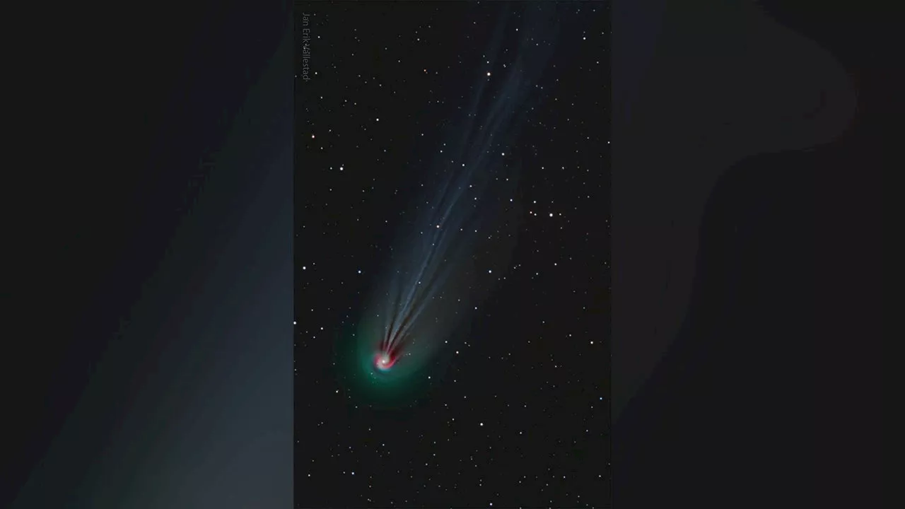 Massive comet with outbursts of brightness makes its approach toward Sun