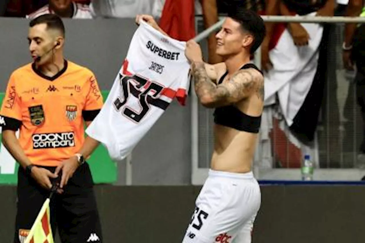 Hinchas de São Paulo explotan con James: ‘No tiene personalidad’
