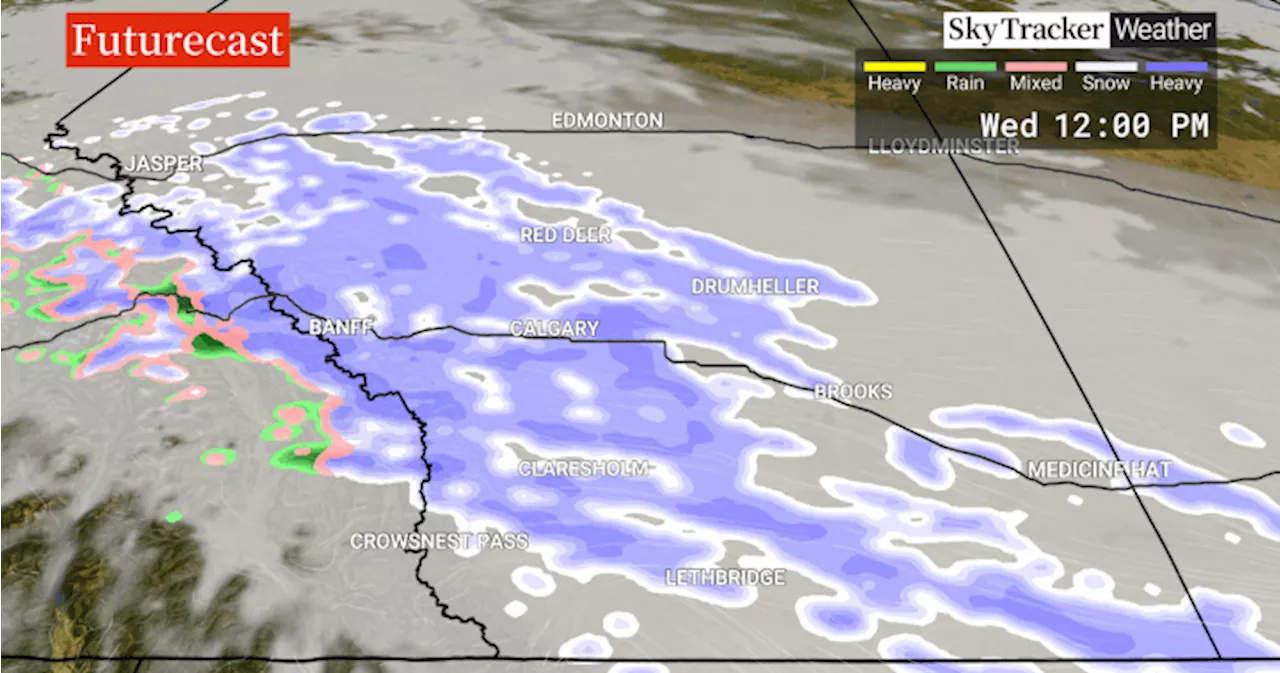 ‘Heavy snow on the way’ for Alberta to start spring